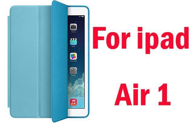 Original 1:1 PU Leather Ultra Thin Slim Smart Case for Ipad air 2 / air 1 ( Ipad 5 6 ) For Ipad Mini 1 2 3 Stand Cover LOGO