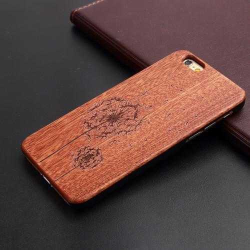 New Brand Thin Luxury Bamboo Wood Phone Case For Iphone 5 5S 6 6S 6Plus 6S Plus 7 7Plus Cover Wooden High Quality Shockproof