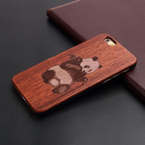 New Brand Thin Luxury Bamboo Wood Phone Case For Iphone 5 5S 6 6S 6Plus 6S Plus 7 7Plus Cover Wooden High Quality Shockproof