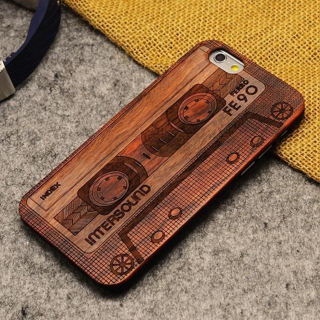 New Brand Thin Luxury Bamboo Wood Phone Case For Iphone 5 5S 6 6S 6Plus 6S Plus 7 7Plus Cover Wooden High Quality Shockproof