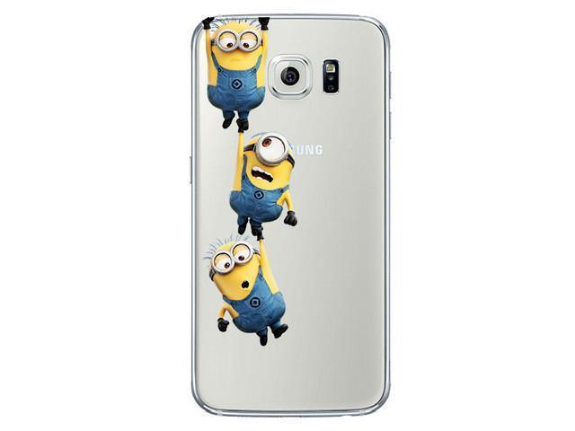 Minion Coque For Samsung Galaxy S7 Edge S8 Plus S6 S5 S3 J3 J5 A3 A5 2016 2017 Grand Prime Case for iPhone 5 5S SE 6S 7 7 Plus