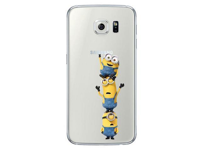 Minion Coque For Samsung Galaxy S7 Edge S8 Plus S6 S5 S3 J3 J5 A3 A5 2016 2017 Grand Prime Case for iPhone 5 5S SE 6S 7 7 Plus